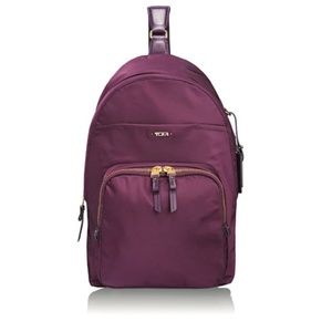 TUMI Women's Brive Purple Crossbody Sling Backpack
